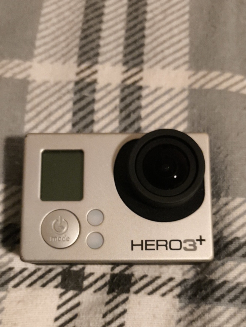 GoPro HERO3+ Silver Action Camera - Silver & Black Lens